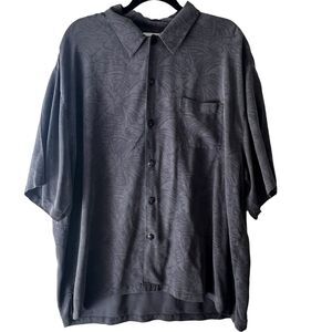 Honolua Surf‎ Co Men’s 100% Silk Shirt Hawaiian Floral Beach Size Xl